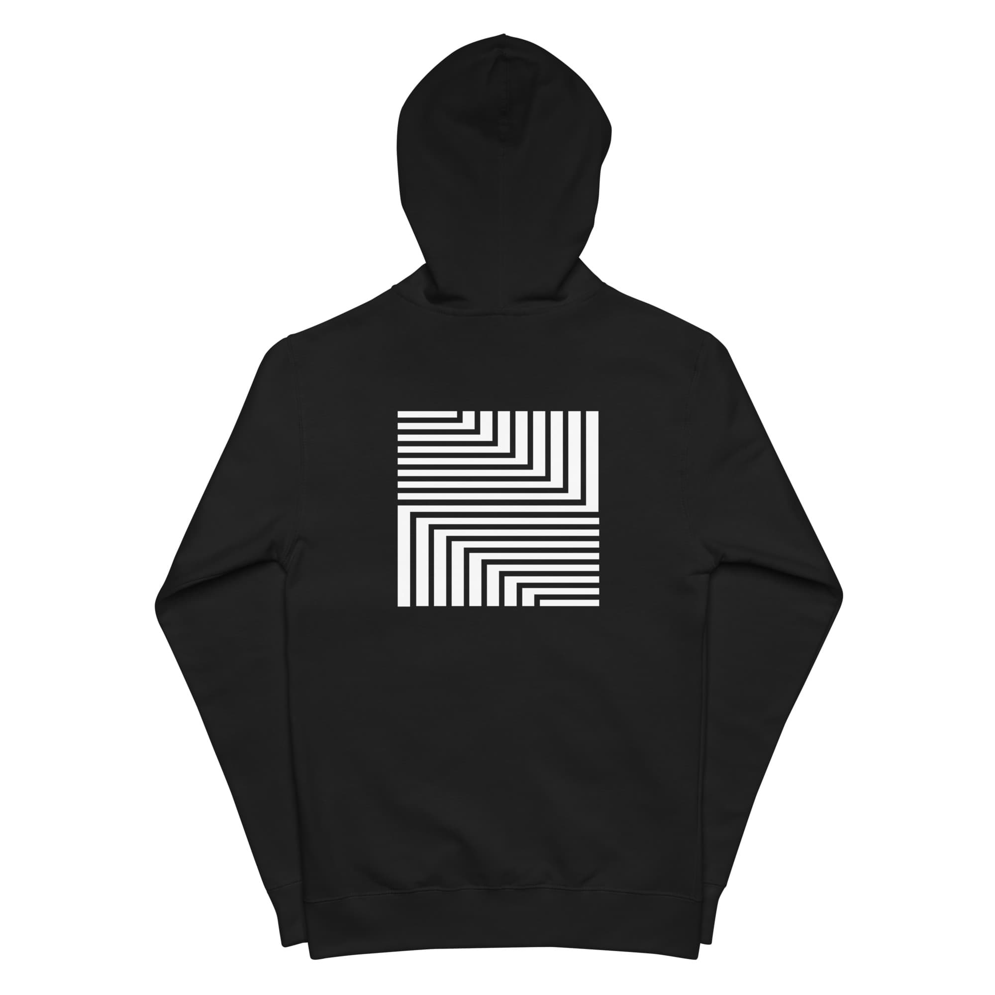 unisex-fleece-zip-up-hoodie-black-back-6a39e8f406c2e